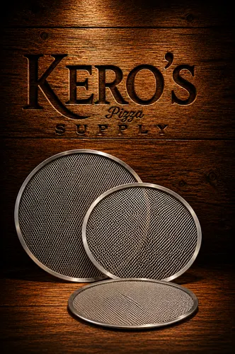 Mallas de Aluminio para Hornear Pizza - Imagen Vertical